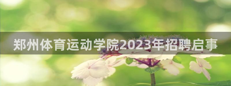 竞技宝测速站的网址：郑州体育运动学院